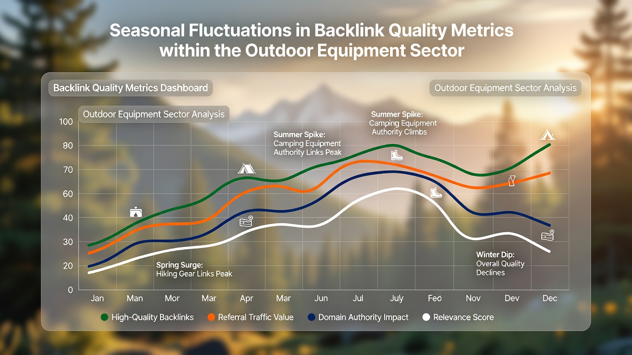 Seasonal Fluctuations in Backlink Quality Metrics Within the Outdoor Equipment Sector